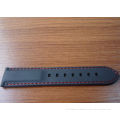 Black Custom Watch Band / Quartz Watch Rubber Band With Thread 180 / 200 * 20 * 5 Mm